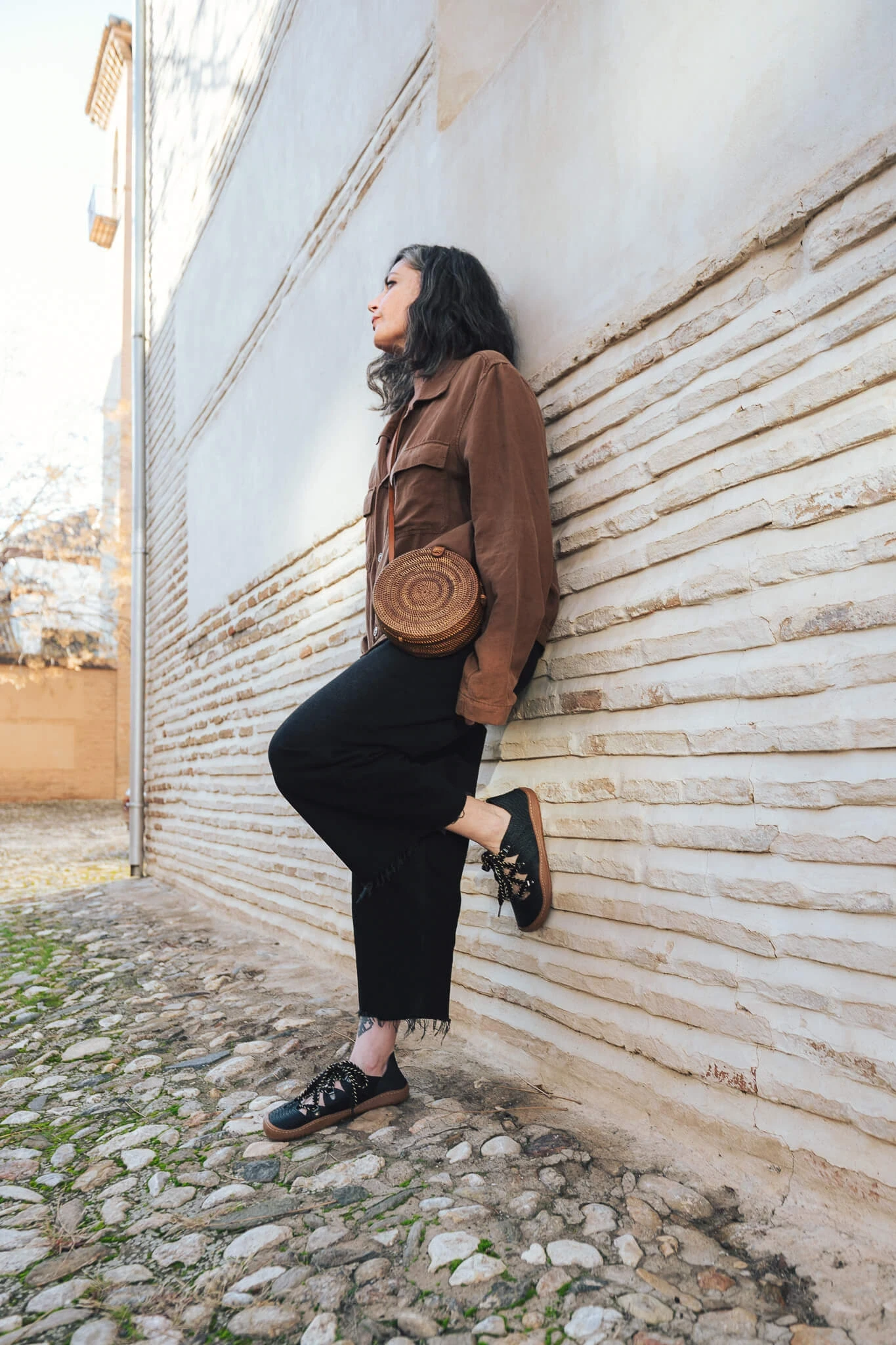 Босоногие сандалии Sambas the bambas Nox — чёрные, фото 11