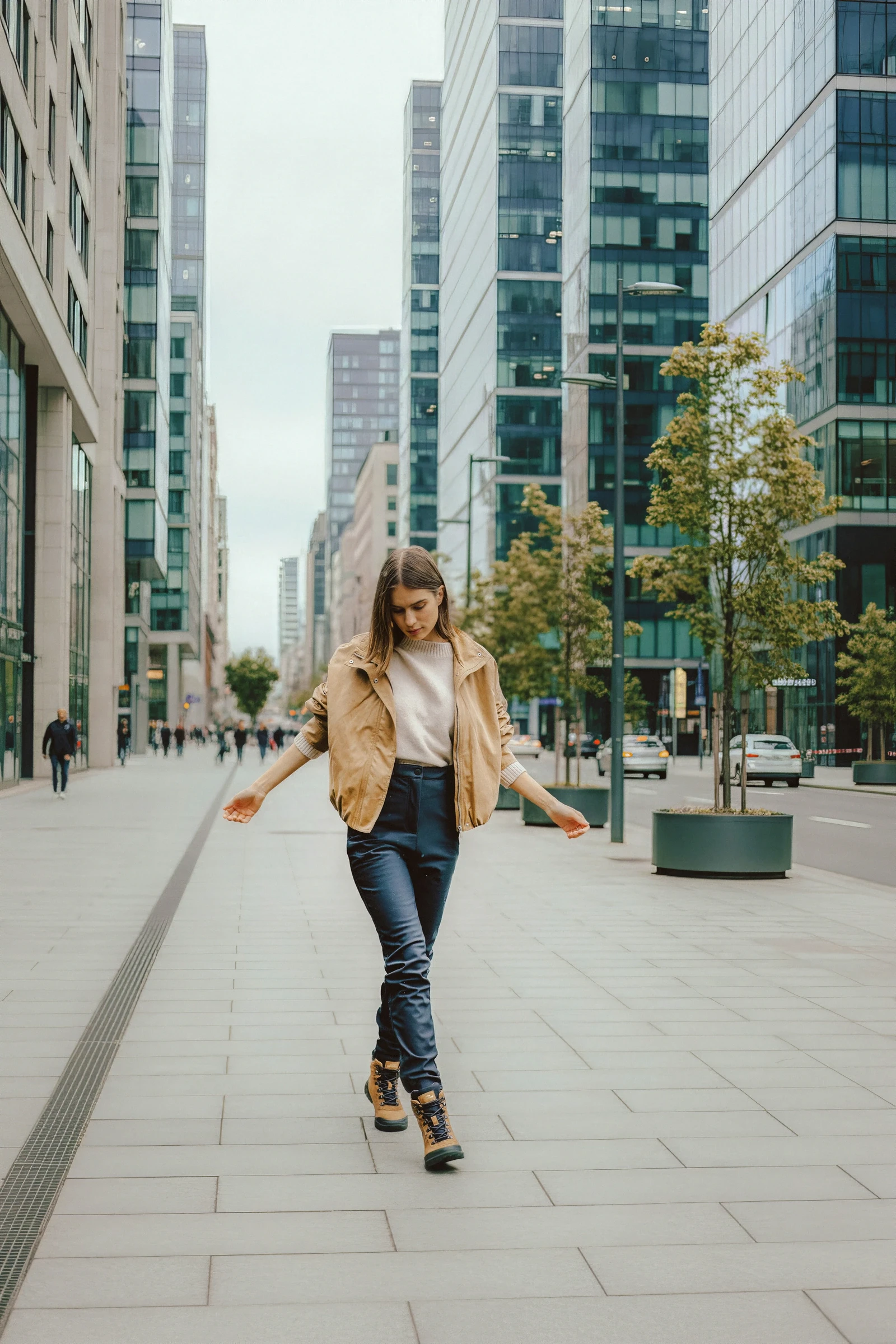 Босоногие ботинки Shapen STORMIS — серо-коричневый, фото 12