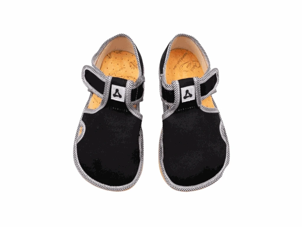 Тапочки Antal Rascal с поддержкой свода — чёрный (детские), фото 11