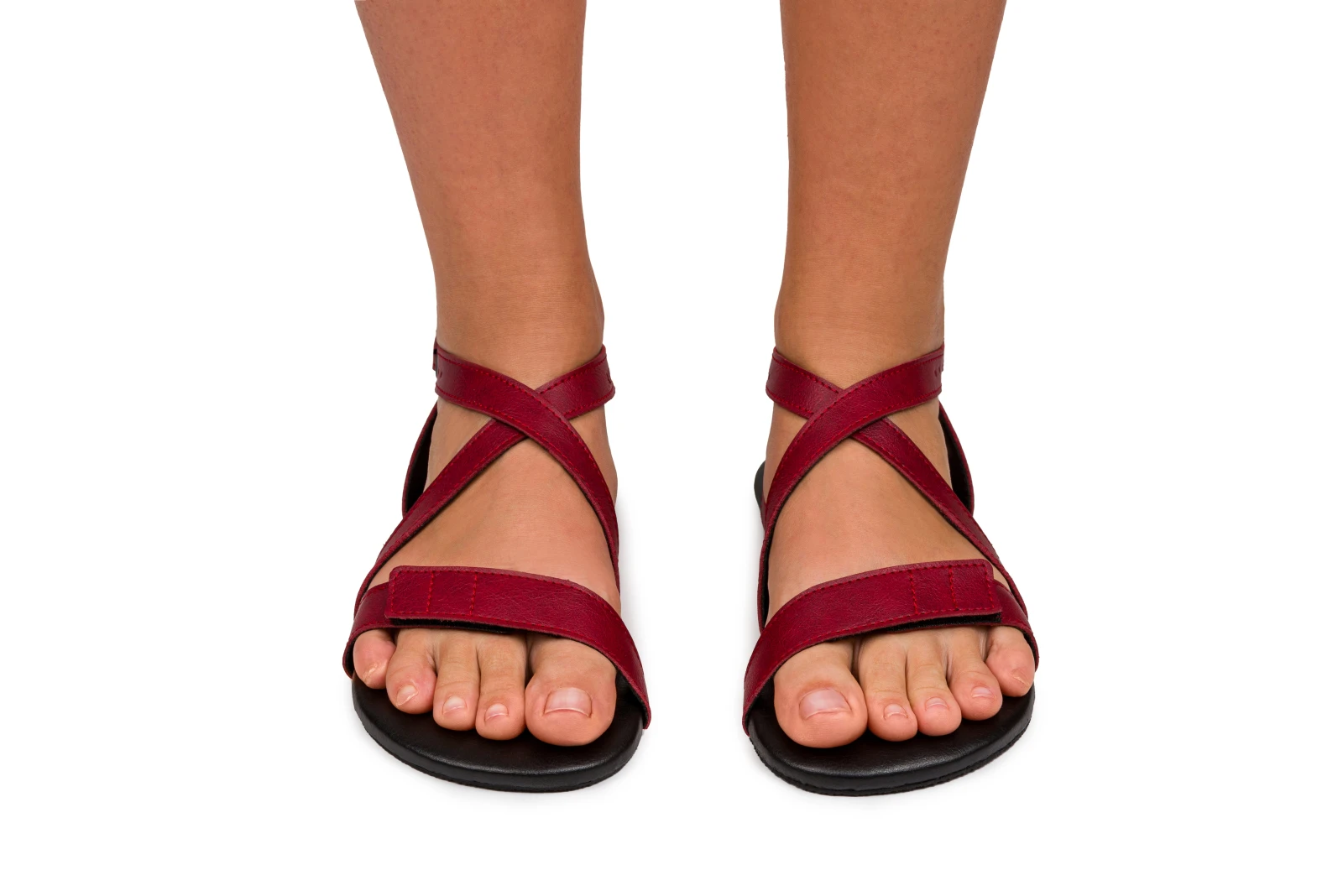 Сандалии Ahinsa Hava Barefoot — бордовый, фото 11