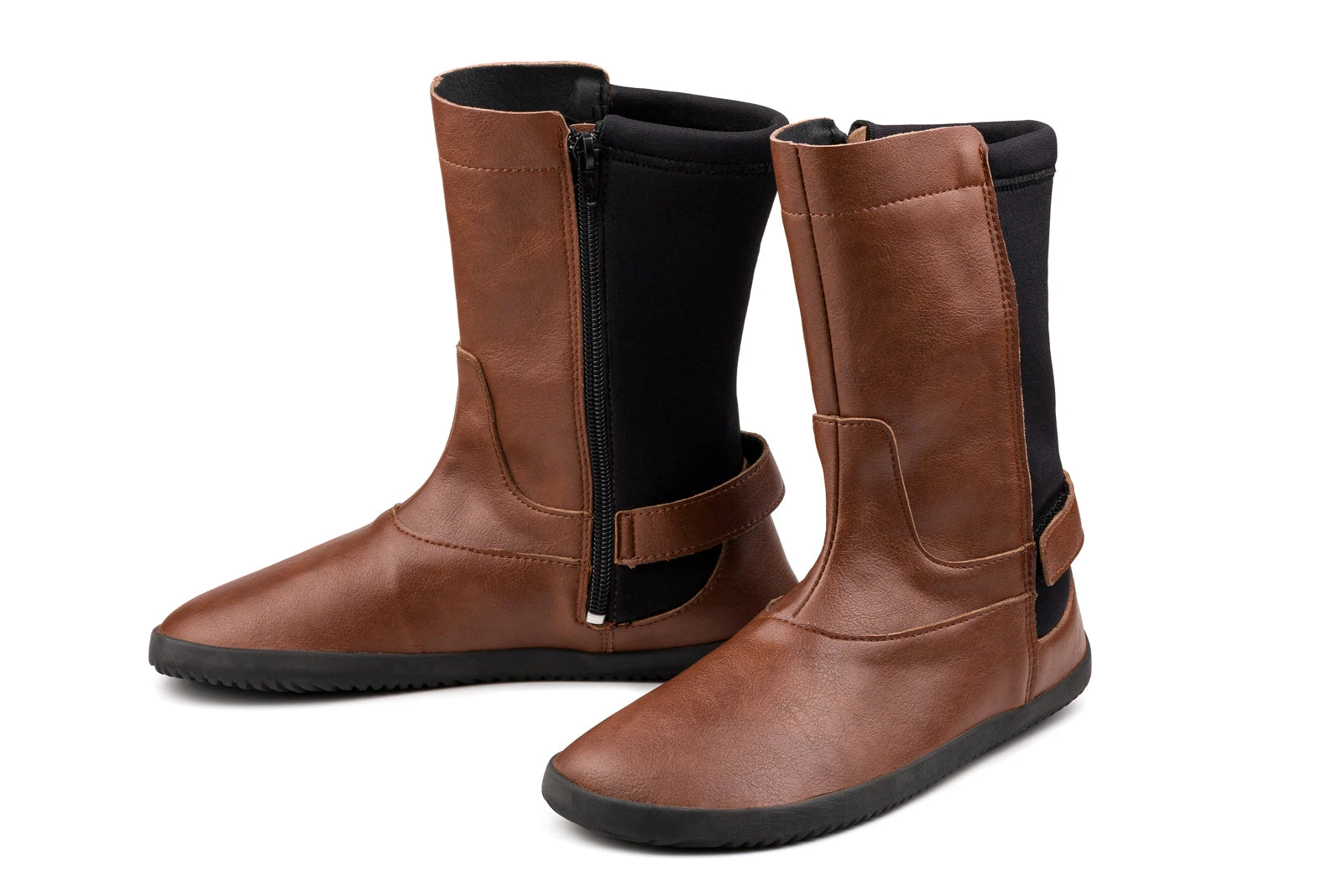 Сапоги средней высоты Ahinsa Barefoot — коричневый, фото 2
