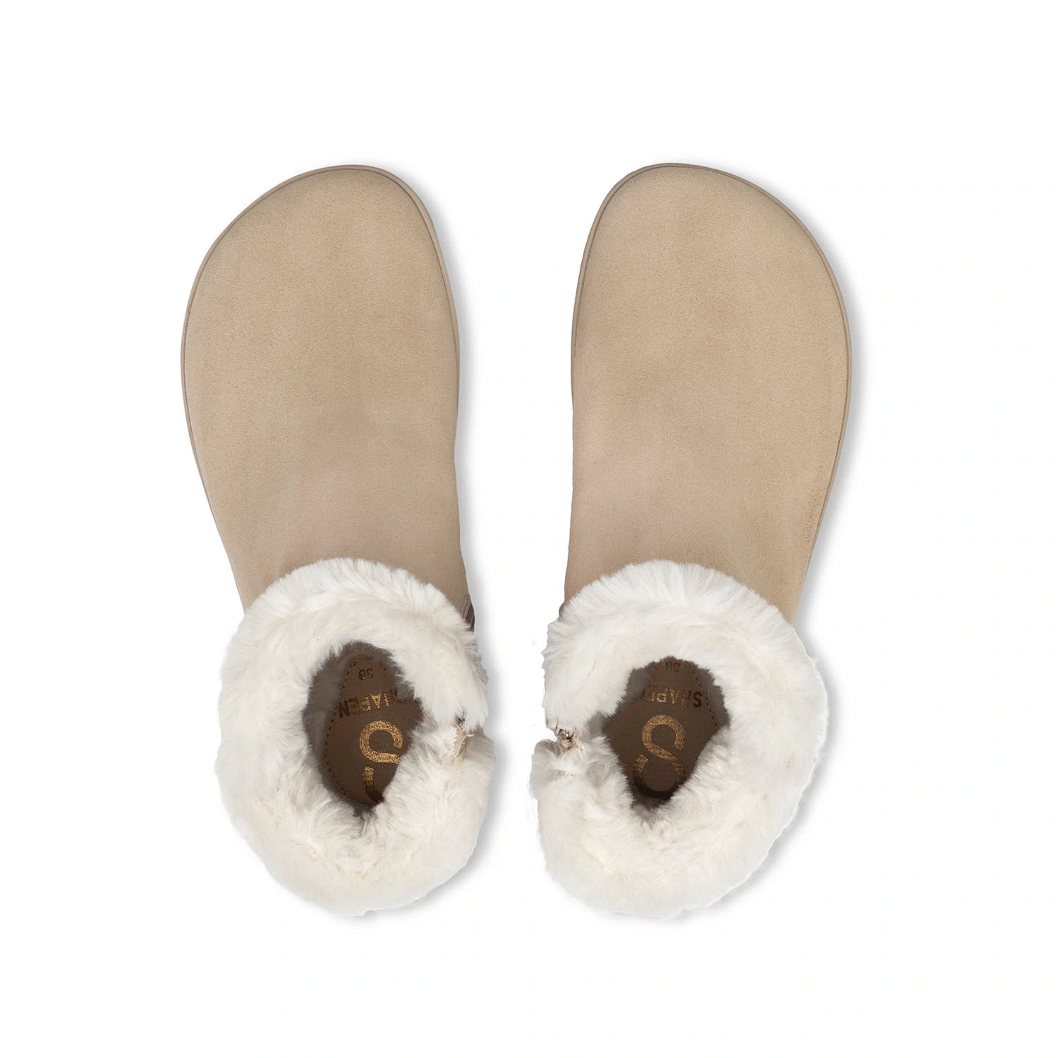 Босоногие ботинки Shapen FLUFFY — бежевый, фото 9