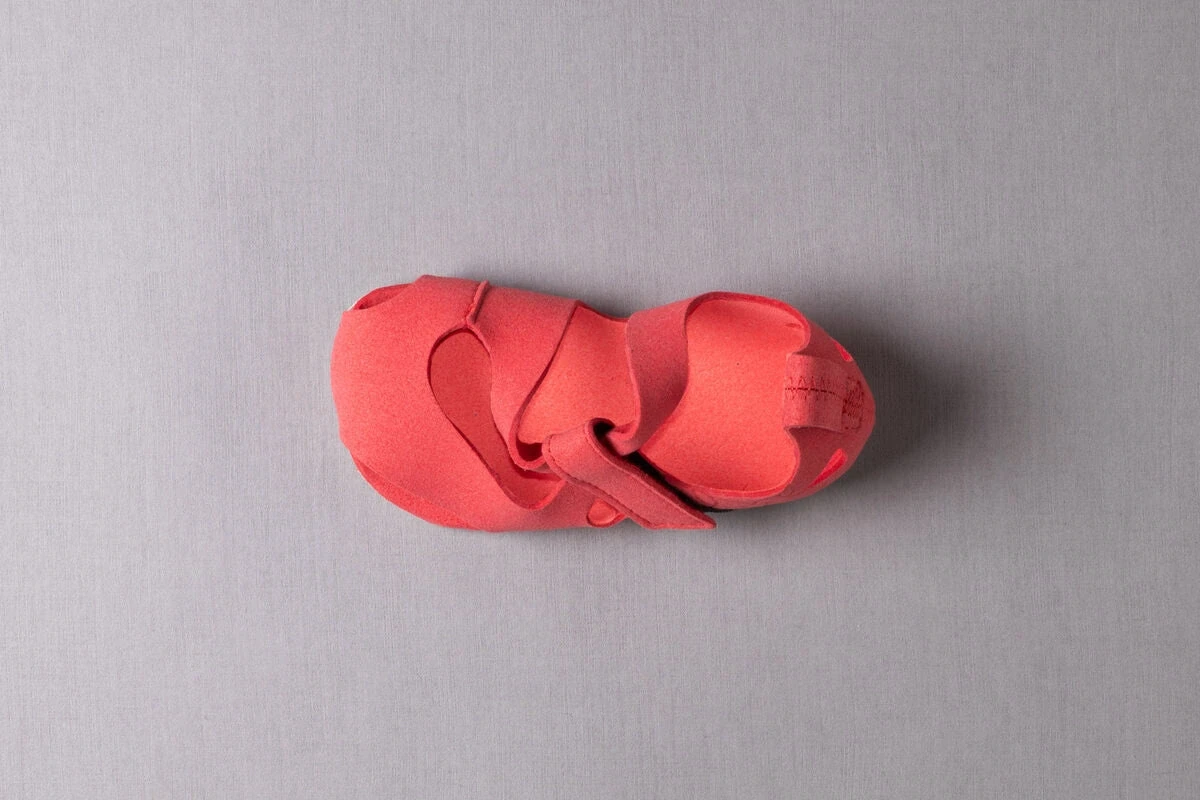 Босоногие сандалии Wildling Feder koralle для малышей — розовый, красный, фото 7